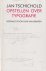 Tschichold, Jan - Opstellen over typografie