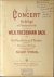 Bach, Wilhelm Friedemann: - Konzert für die Orgel. Für Pianoforte zu 2 Händen bearbeitet... von August Stradal