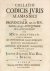 Berger, Johann August von. - Collatio codicis juris Alamannici, tam provincialis quam feudalis : ejusque antiquissimi de a. MCCCCXXXIIII, cum msto. Argentorati a. MDV impresso, ad cujus exemplar illam adornavit Joannes Meichsnerus editionem, quae prodiit Francofurti ad Mo...