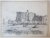  - Antique drawing, pencil and chalk | The ruins of Castle Brederode, dated 1852, 1 p.