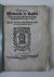 N.n.. - Ordonnantie ghemaeckt by Bailliu Burgemeesters Schepenen ende Raet der Stadt Middelburgh in Zeelandt, op de saecken ende Materije van Erf-scheydinge. ende Servituyten.