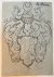 [La Riviere family crest] - Wapenkaart/Coat of Arms: Original preparatory drawing of La Rivière (Riviere) Coat of Arms/Family Crest, 1 p.