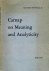 Butrick Jr., Richard. - Carnap on Meaning and Analyticity.
