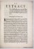 STATEN VAN HOLLANDT ENDE WEST-VRIESLANDT, - Extract uyt de resolutien van de Heeren Staten van Hollandt ende West-Vrieslant, in haer Edele Gr. Mog. vergaderinge genomen op Saturdagh den 28. Ianuary 1690.