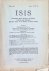 George Sarton - ISIS  International Review devoted to the History of Science and Civilization Quaterly Organ of the History of Science Society  N° 33, Vol X (1)  March 1928