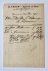 [Receipt, flower bulbs, 191...