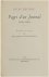 Pages d'un Journal (1884-1887)