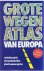 Grote wegenatlas van Europa