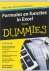 Voor Dummies - Formules en ...