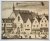 M. Smallegange - Print/Prent: Gasthuys en Gasthuys Kerk tot Middelburgh (Middelburg), ca 1696.