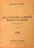 Ravel, Maurice: - Ballade de la Reine morte d`aimer. Poème de Roland de Marès. Chant et piano