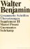 BENJAMIN, W., TIEDEMANN-BARTELS, H., (HRSG.) - Übersetzungen. Supplement III. Marcel Proust. Guermantes. Übersetzt von Walter Benjamin und Franz Hessel.