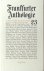 Reich-Ranicki, Marcel (Herausg.). - Frankfurter Anthologie 23. Gedichten und Interpretationen