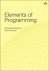 Elements of Programming