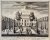 Stoopendaal, Daniel (1672-1726) - Original etching/Antique print/Originele ets: Yslandt, van achteren bij de Bloemperkennaar 't huis te zien. / Vue d' Yslandt du Cote du Jardin vers la Maison, ca 1725.