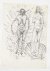 WOLKERS, Jan - Potloodtekening.