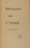 Gregoor, Nol (inl.), M. Grijzen (samenst.). - Bibliografie van S. Vestdijk tot 17 oktober 1958.