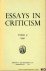 AA - Essays in Criticism. A Quarterly Journal of Literary Criticism. Volume 9, 1959.