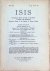 George Sarton - ISIS  International Review devoted to the History of Science and Civilization Quaterly Organ of the History of Science Society  N° 34, Vol X (2)  June 1928