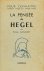 La pensée de Hegel.