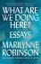 What Are We Doing Here? Essays