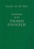 Meer, Barend van der - Commentaar op het Thomas Evangelie