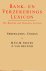 Voeten, M.E.C.M.  A. van den End. - Bank- en verzekerings lexicon = The banking and insurance lexicon.