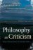 Philosophy as Criticism Ess...