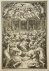 Cornelis Cort (1533-1578), after Giorgio Vasari (1511-1574), published by Giovanni Orlandi (fl.1590-1640). - Antique print, engraving | The Pentecost / Pinksteren, published 1574 or 1602, 1 p.