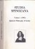 Giancotti, E.  A. Matheron  M. Walther (editors). - Studia Spinozana: Volume 1 (1985) Central theme: Spinoza's philosophie of society.