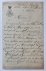 PREYSING-LICHTENEGG, MOOR - [Manuscript, letter in French 1895] Brief in het Frans van “Max, Comt de Preysing-Lichtenegg, chambelant d.o. M.L.R. de Baviere”, dd. Chateau de Schluchtigg, Gundelfingen, Bavaria dd. 1895 over een manuscript betr. de familie Moor/Moors d’Ar...