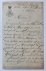 [Manuscript, letter in Fren...