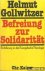 Gollwitzer, Helmut - Befreiung zur solidaritat. Einfuhrung in die evangelische theologie