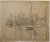 Leendert Klaas Cornelis Prins (1887-1957) - [Modern drawing, black chalk] A small harbour (een kleine haven), ca. 1920-1940, 1 p.