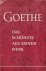 Goethe. Das schönste aus se...