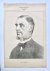Braakensiek, Johan (1858-1940) - [Original lithograph/lithografie by Johan Braakensiek] Bekende Tijdgenooten naar het leven geschetst XXXV, Mr. J. A. Levy, 22 September 1895, 1 pp.
