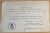 [Document Tweede Wereldoorlog 1940] - WO II, 1940 | Dutch document 1940 of Minister van Staat for J.G. van der Schaaff to get access to the Provinciehuis Korte Voorhout 9, with stamp, 1 p.