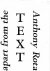 Anthony Rota - Apart from the Text