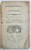  - Printed publication, 1819, Almanac | Mengelingen. Eerste Stuk. Uitgegeven door de maatschappij tot nut van 't algemeen, Amsterdam, C. de Vries, H. van Munster en zn. en J. van der Hey, 1819, 1-80 pp.