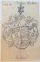 [De Riedesel] - Wapenkaart/Coat of Arms: Original preparatory drawing of Rieken Coat of Arms/Family Crest, 1 p.