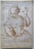 Antique drawing | Woman wit...
