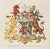  - [Heraldic coat of arms] Coloured coat of arms of the van Brienen van Groote Lindt family, family crest, 1 p.