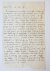  - [Manuscript 1857] Brief van H.J. Haverman (1857-1928) aan 'Waarde Mees' (= J. de Meester), d.d. 20-2-1927. Manuscript, 2 pag.