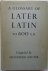 A glossary of later latin t...