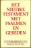 Het nieuwe testament met ps...