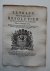  - Extract Uit het Register van de Resolutien der Heeren Staaten van Zeeland. Den 23 December 1775. Resolutie tot interpretatie van die van 23 September 1723 opzigtelyk de aangifte der buiten deze Provincie gevallene Boedels, het Collateraal subj...