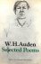 W.H. Auden, Selected Poems