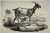 Rije, C.W. van (Dordrecht, 2nd half 19th century) - [Antique drawing, 19th century] Goats in a meadow, with a view of a city in the background (possibly Dordrecht, seen the likeness with the church tower of the Grote Kerk), made by Rije, 1 p.