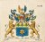  - [Heraldic coat of arms] Coloured coat of arms of the de Brou family, family crest, 1 p.