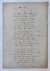 BOGAERS - [Manuscript, poem 1828] “Middernacht”, gedicht, ondertekend: A. Bogaers, 27-1-1828, manuscript, 4°, 4 p.
